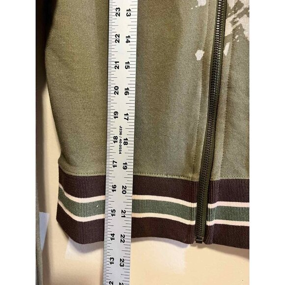 BUFFALO David Button Women's Patchwork Zip Up Jacket S/P Cotton Blend eagle - Picture 6 of 12